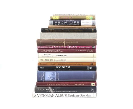 An assortment of photography books. To include a number of Victorian and early history of photography examples. Titles includ