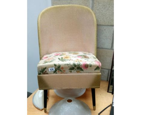 A vintage bedroom chair