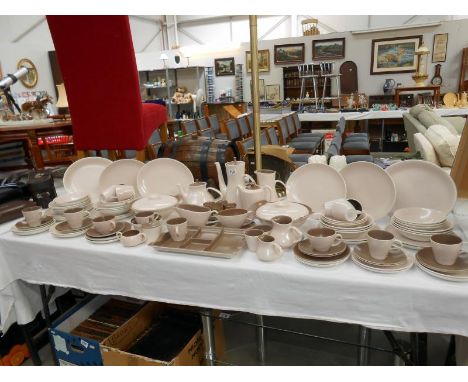 Over 90 pieces of Poole pottery dinner & tea ware