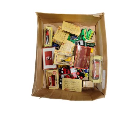 BOX OF MODEL CARS 