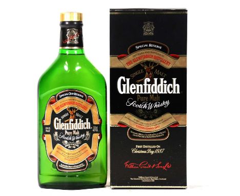 Glenfiddich, Special Reserve single malt Scotch whisky, 1980s flat bottling, 50cl, 43GL, in carton.