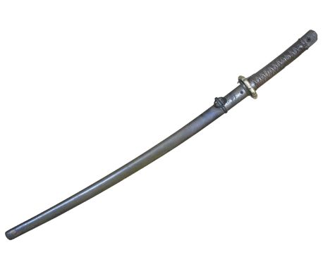 A Second World War Imperial Japanese army NCO's sword, bearing matching serial 1565