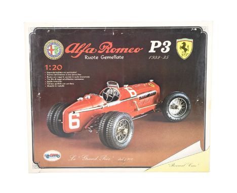 Alfa Romeo P3 1932-35 model kit racing car, 1:20 scale, as new