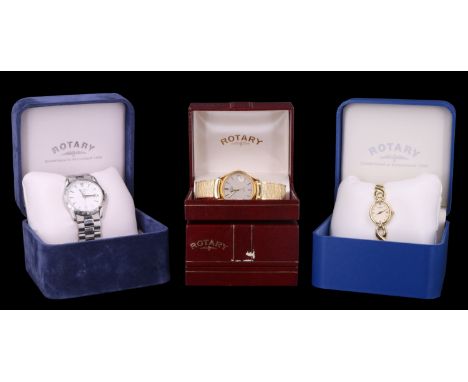 Four boxed Rotary wristwatches 