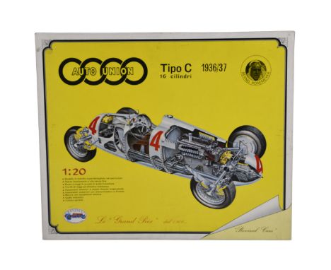 Auto Union Tipo C 1936/37 model kit racing car, 1:20 scale, as new