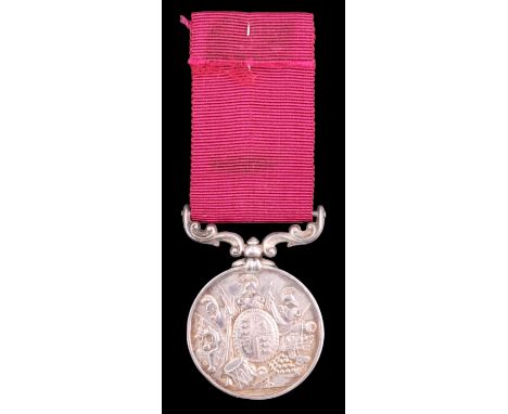 A Victorian Army Long Service and Good Conduct medal to No 1323 W Evans, 34th Regiment