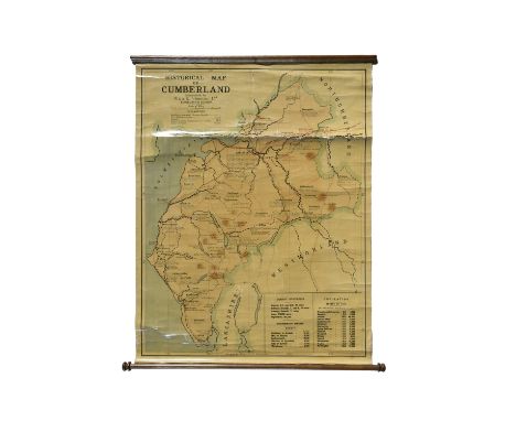 A Historical Map of Cumberland, constructed by W &amp; A K Johnson of Edinburgh and London, printed by Charles Thurnam &amp; 