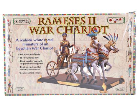 Andrea Miniatures Rameses II war chariot diecast model