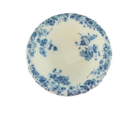 An early 20th Century Johnson Bros Manhattan transfer decorated floral pattern wash basin, 42 cm diameter
