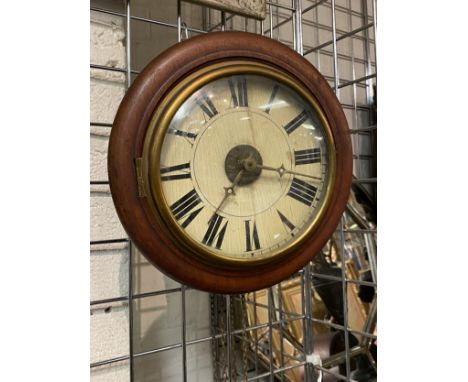 POSTMANS ALARM CLOCK (WITH PENDELLUM &amp; WEIGHTS)