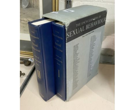 2 VOLUMES: THE ENCYCLOPEDIA OF SEXUAL BEHAVIOR: ELVIS IS A ABARBANEL 1ST IMPRESSION 1964