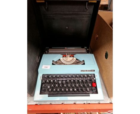 A Maritso 30 portable typewriter