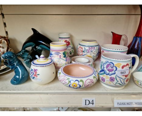 Various Poole pottery inc. animals 