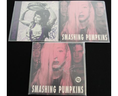 SMASHING PUMPKINS - A really smashing collection of 3 x hard to find 7" singles, with two signed! Titles are I Am One (their 