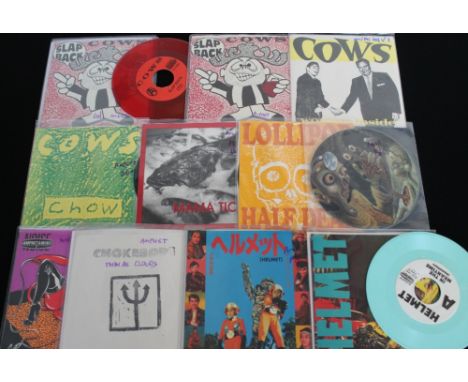 AMPHETAMINE REPTILE RECORDS - Next up is this pack of 30 x great 7" sides. Artists/titles include Cows (x4) - Slap Back (red 