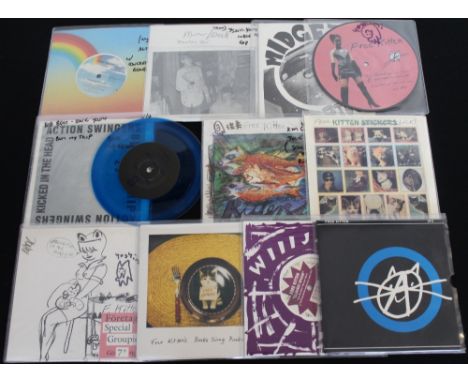 SONIC YOUTH/KIM GORDON AND RELATED - A great pack of 11 x 7" releases heavily featuring unique copies of Free Kitten titles t