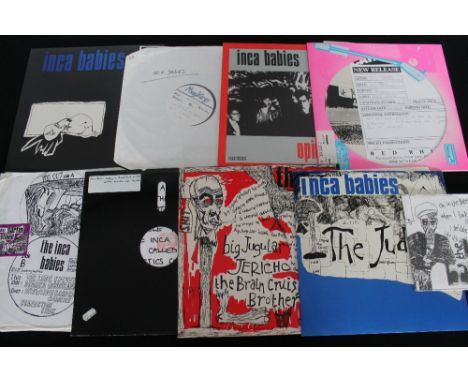 INCA BABIES - Super collection of 8 x LPs/12" and 1 x 7", mainly comprising of test pressing/promo issues. Titles include Thi