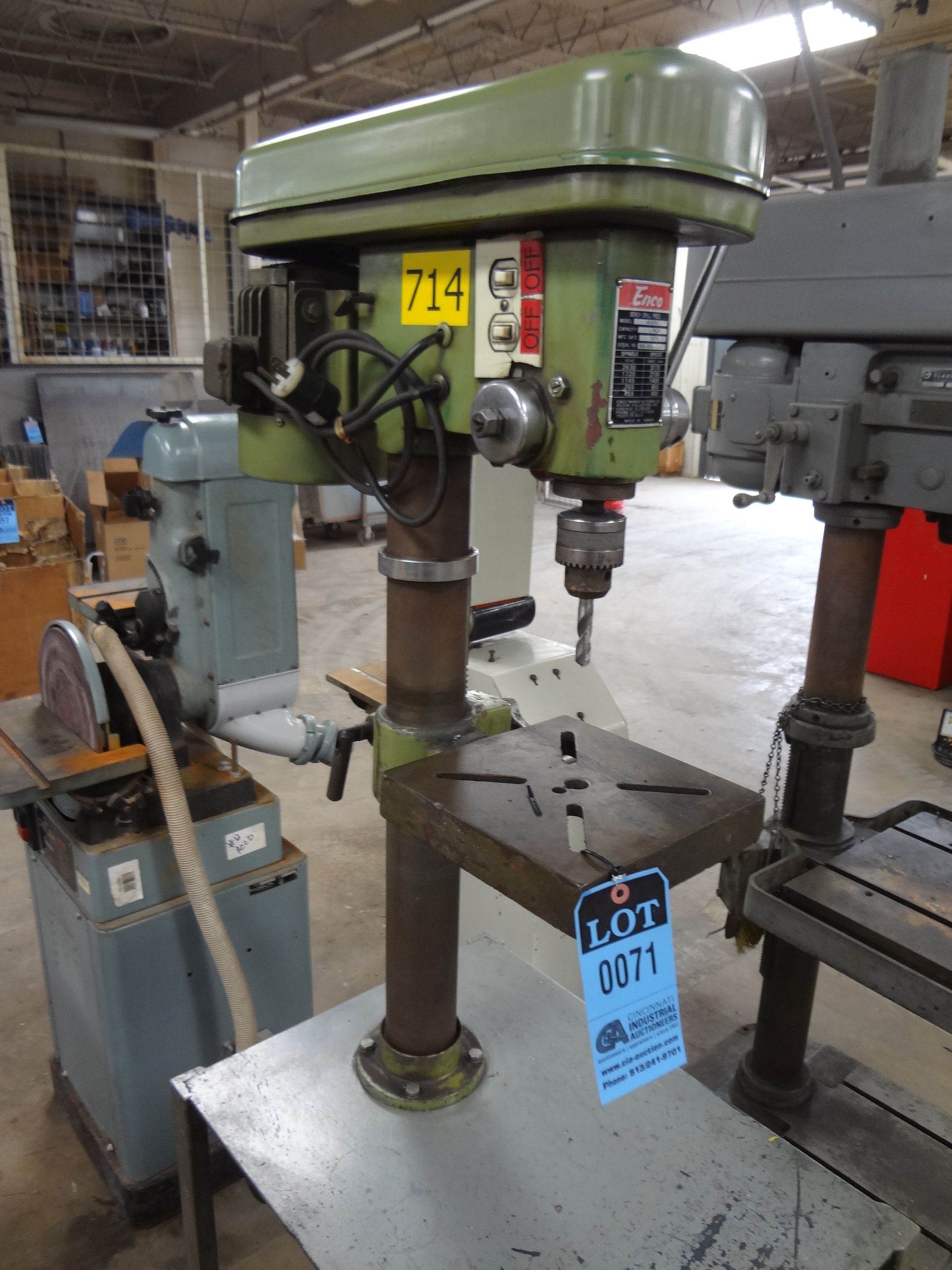 13" ENCO MODEL 40050 DRILL PRESS