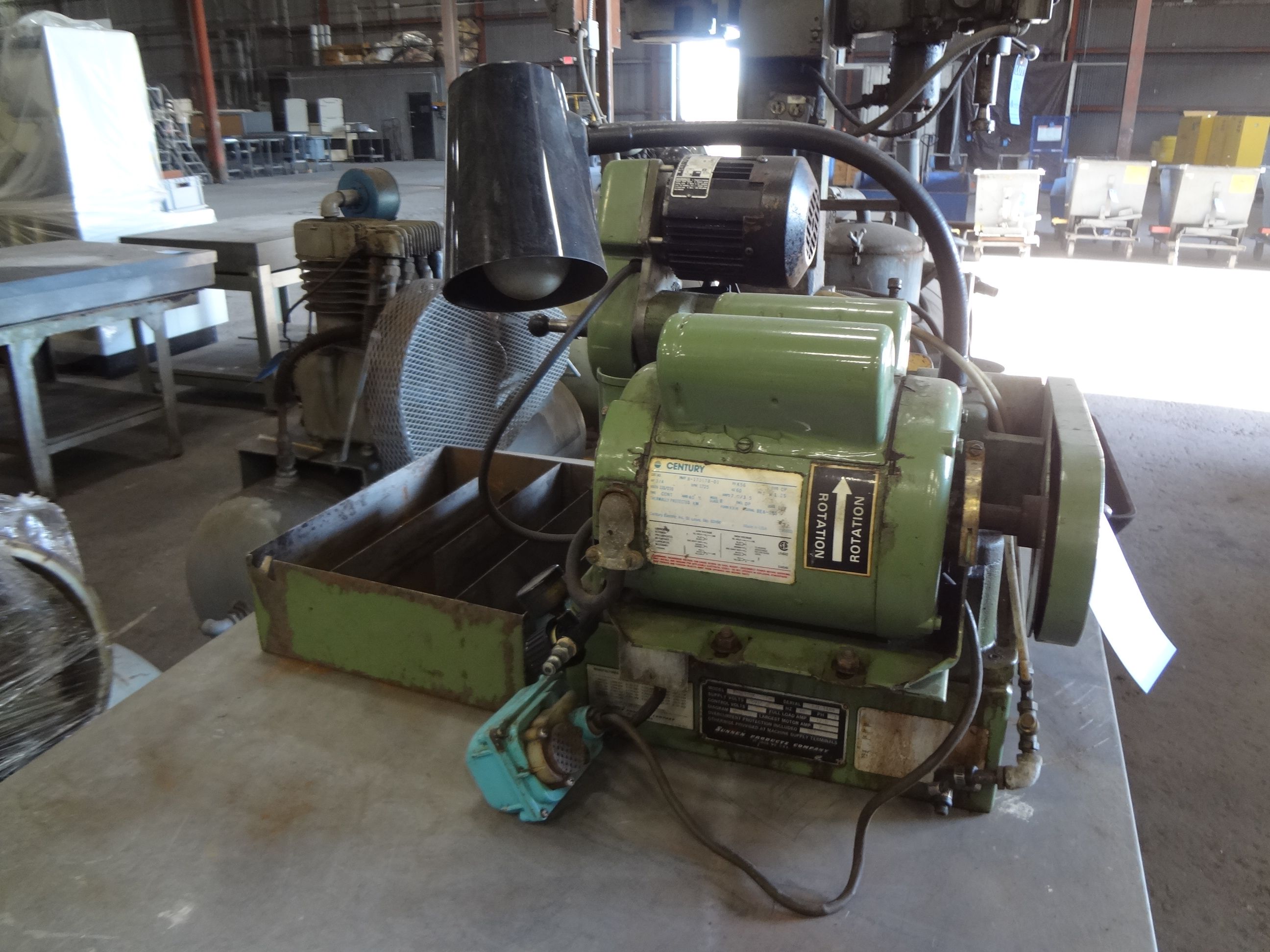SUNNEN MODEL TR6700K TAPPET GRINDER; S/N 1J11184