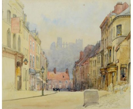 George Weatherill, a sketch, towards Whitby Abbey, watercolour and pencil, 23.5 x 27 cm See illustration Condition report Rep