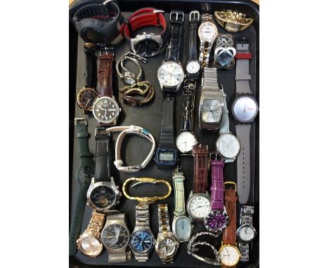 SELECTION OF LADIES AND GENTLEMEN'S WRISTWATCHESincluding Sekonda, Garmin, Citizen, DKNY, Rotary, Guess, Pierre Balmain, Casi