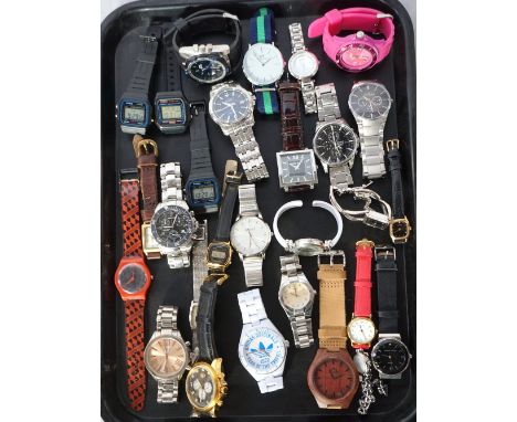 SELECTION OF LADIES AND GENTLEMEN'S WRISTWATCHESincluding Casio, Seiko, Rotary, Accurist, Sekonda, Tissot, Slazenger, Bulova,