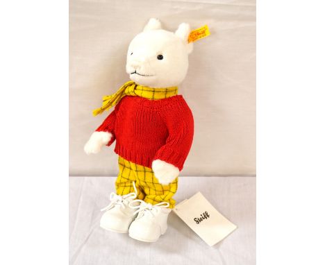 STEIFF 'RUPERT THE BEAR'Open Edition with yellow label, 30cm high