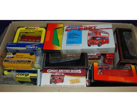 Two boxes of various Corgi and other models in original boxes Condition Report: Available upon request