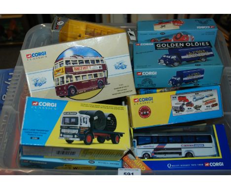 A box of various Corgi Classic models etc in original boxes Condition Report: Available upon request