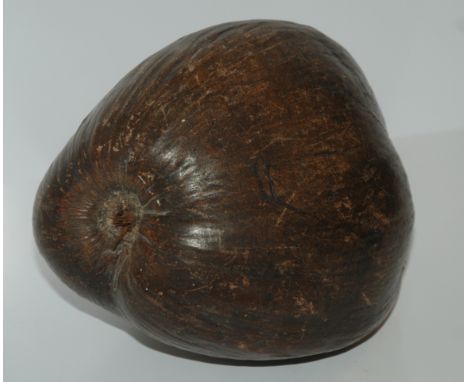 A coconut shell and early dagger (def) Condition Report: Available upon request