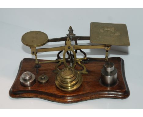A tray lot including postal scales, Zeiss Ikon camera etc Condition Report: Available upon request