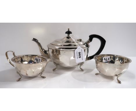 A 3 piece EPNS tea service Condition Report: Available upon request