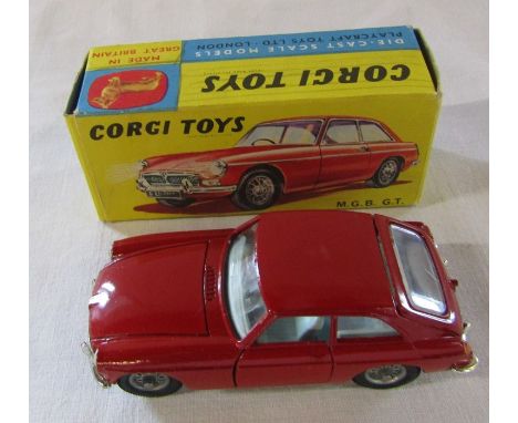 Boxed Corgi 327 M.G.B G.T car
