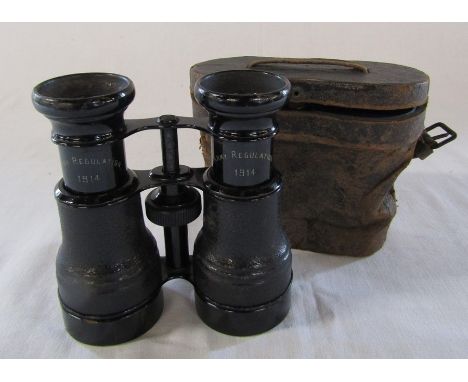 Pair of binoculars marked Army Regulation 1914