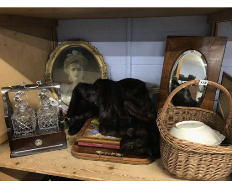 Tantalus, trays etc.