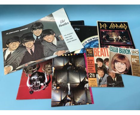 Large collection of vintage Tour programmes etc., including Hawkwind, Def Leppard, Motorhead etc.