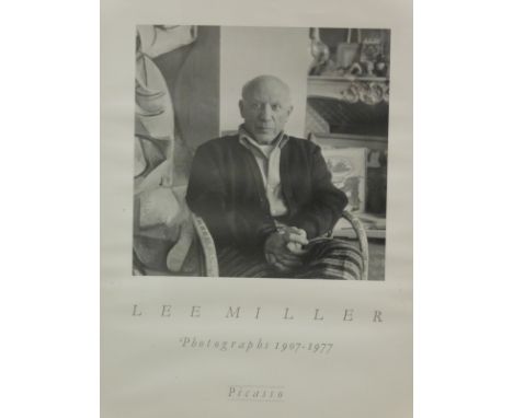 After Miller. Photographs 1907-1977, Picasso poster print, 58cm x 41cm.