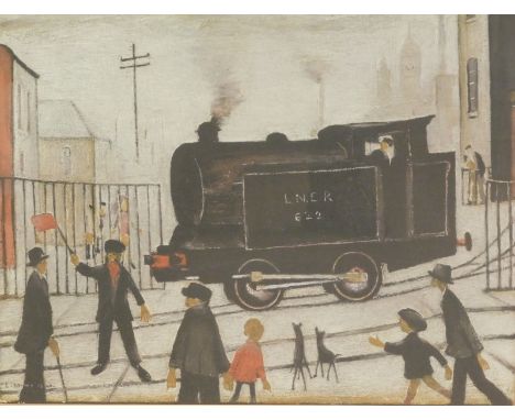 After Lowry. The Locomotive LNER 622, print, 46cm x 55cm.
