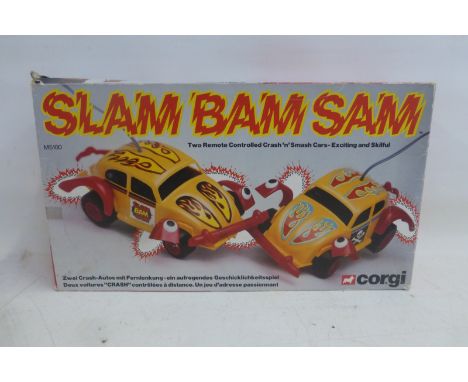 A boxed Corgi Slam Bam Sam.