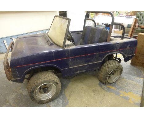 A Range Rover childs off-road vehicle as sold in Harrods in the early 1980s at a cost then of approximately £12,000; fitted w