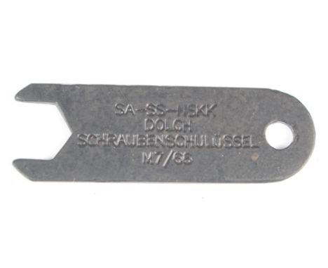 German WW2 dagger spanner for securing the top nuts on SA-SS-NSFK daggers maker marked.