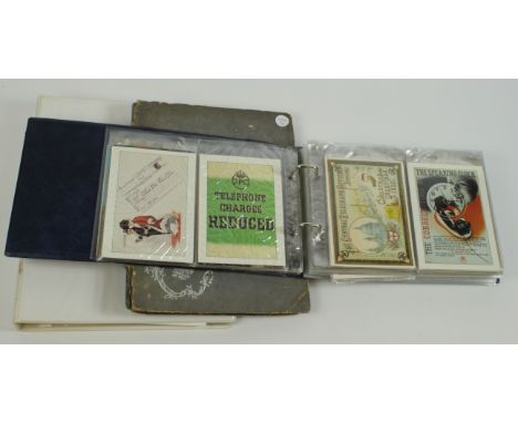 Original collection in 3 albums, vintage & modern    (approx 130 cards)