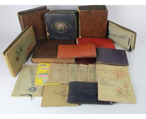 Collection of vintage albums containing quantity of cards in sets & part sets, interesting mixture, many cards G - VG, worth 