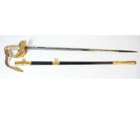 Sword: A fine QE2 RAF Officer's sword by Wilkinson Sword. Ricasso marked by appointment to Queen Elizabeth II - London - made