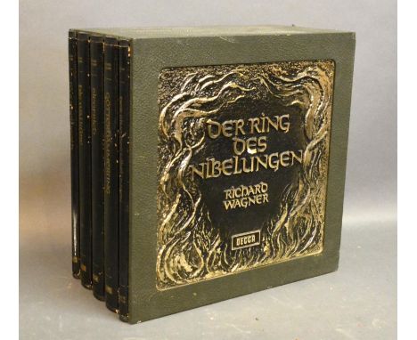 Richard Wagner Der Ring Des Nibelungen conducted by Georg Solti Decca Records LP Presentation Set 