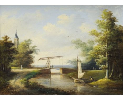LEENDERT JONKER (1815-1885) Dutch
The Windy Punt
Oil on panel
Signed and dated 1885; together with a companion pair
Each 28.5