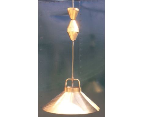 FRITS SCHLEGELD (1896-1965) Danish for LYFA, pendant ceiling light
The shade 44 cm diameter. CONDITION REPORTS: Generally in 