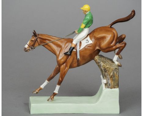DORIS LINDNER (1896-1979) British, for Royal Worcester, Over the Sticks
Black printed mark with date code for 1959 and model 