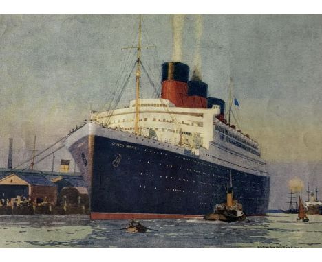 Norman Wilkinson, limited edition print, Printed in England’s by James Haworth & Brothers LTD, London. Unframed size 14cm H X