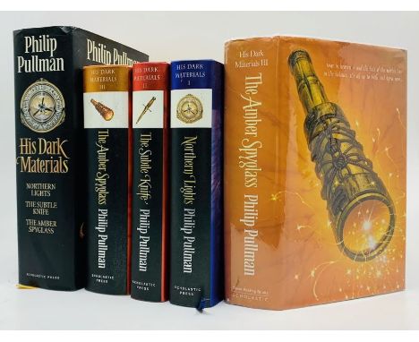 Pullman, Philip. The Amber Spyglass, first edition, signed by the author, London: Scholastic, 2000, together with four other 